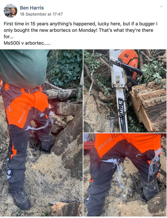 Wear it, it will save you... - Arbortec Forestwear