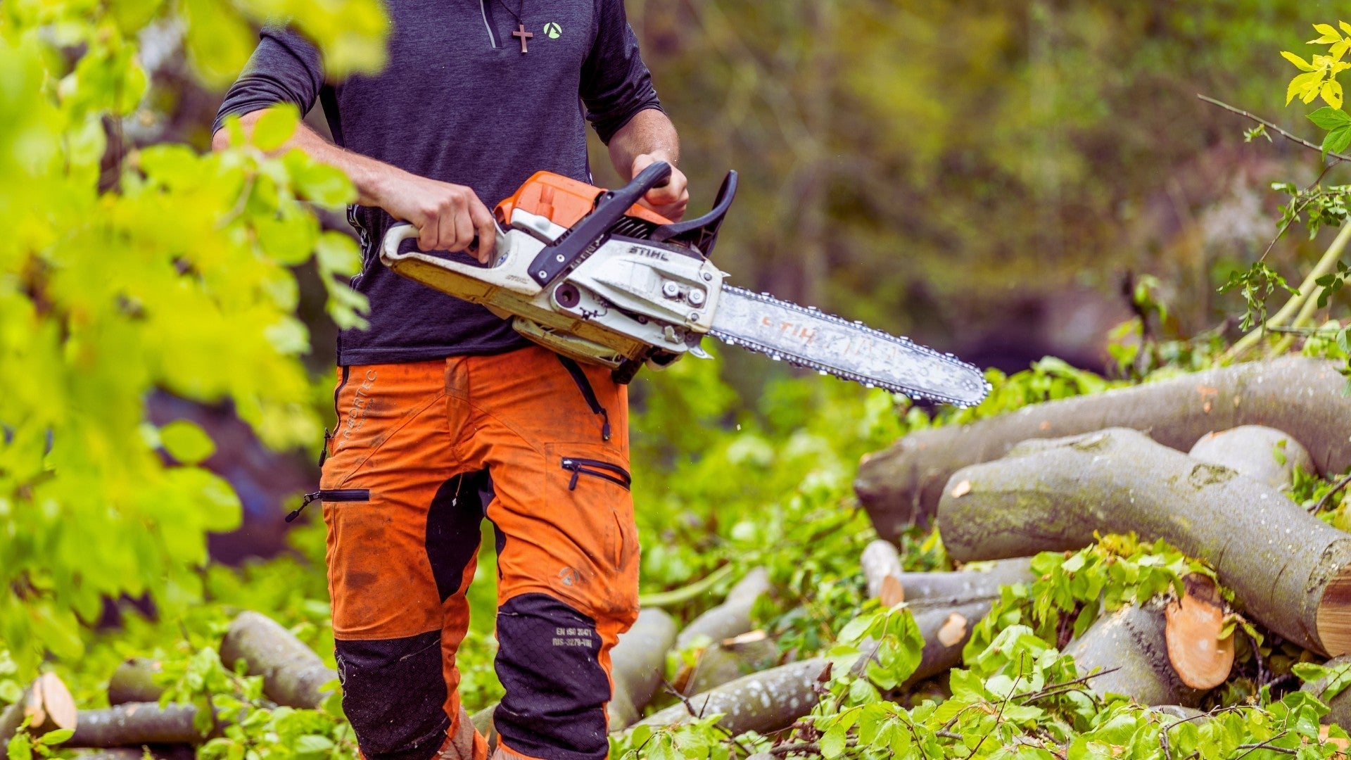 スーツ NEAT for Amanojak ALL WEATHER TRAVELLER Arbortec Forestwear | Class 2 Chainsaw Trousers