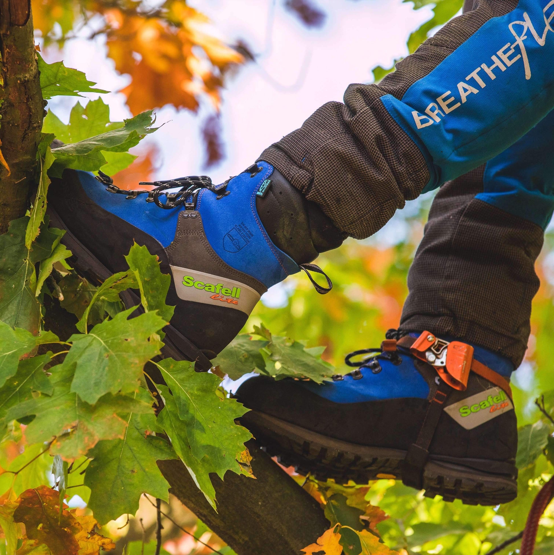 AT33300 Scafell Lite Class 2 Chainsaw Protection Boot - Blue - Arbortec Forestwear