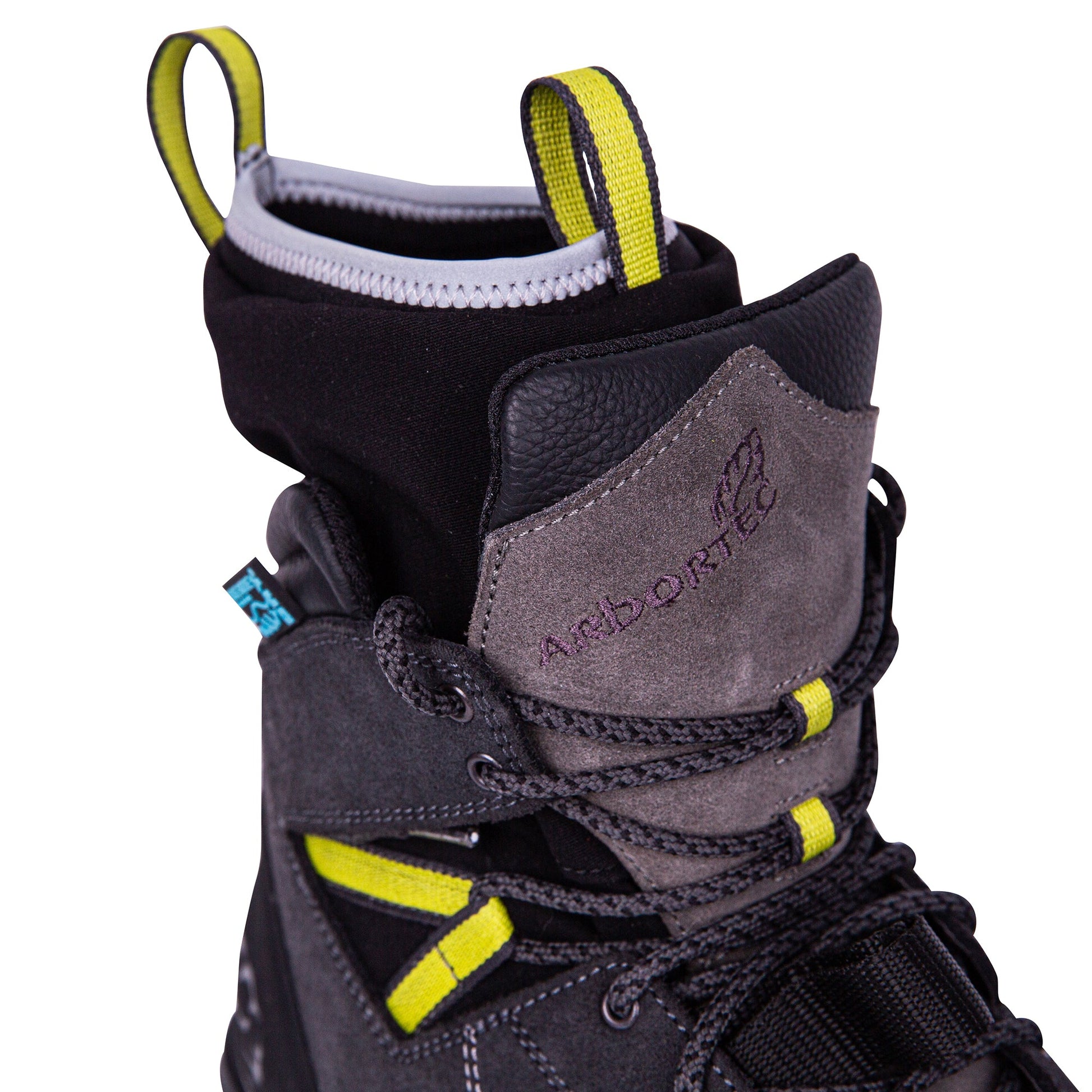 AT34000 Kayo Chainsaw Protective Climbing Boots – Charcoal Black - Arbortec Forestwear