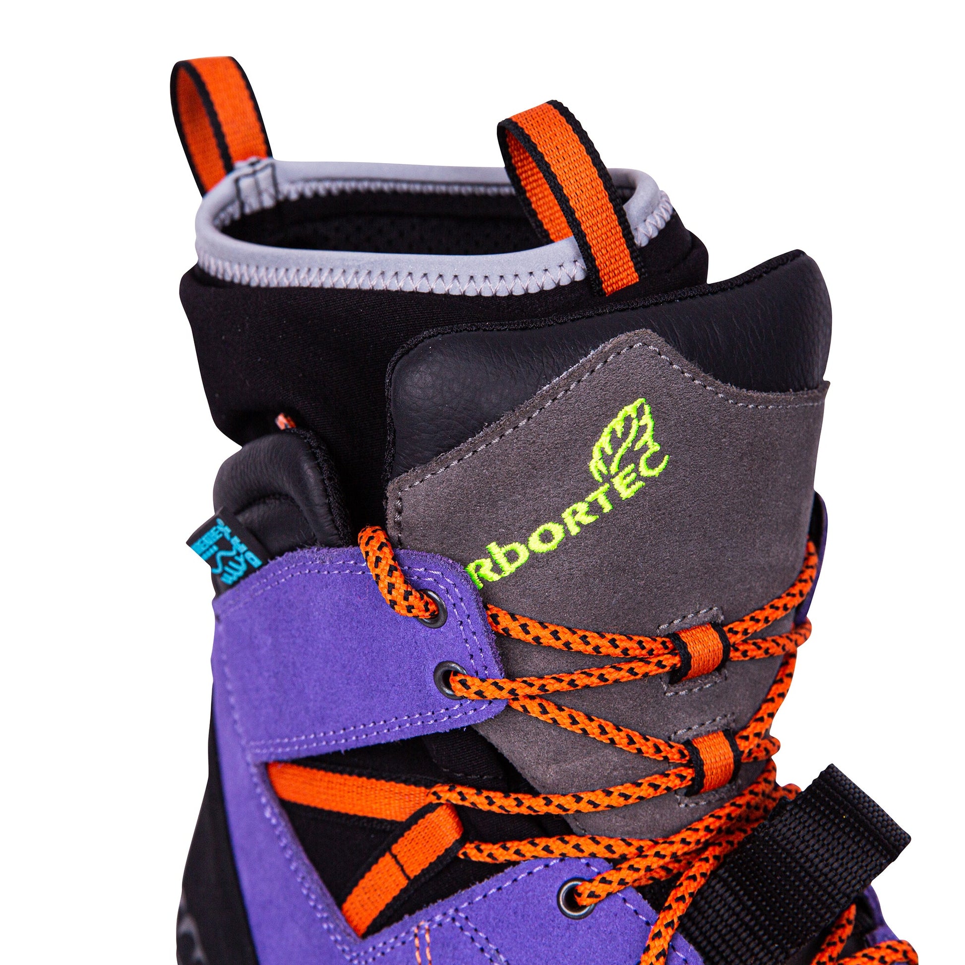 AT34000 Kayo Chainsaw Protective Climbing Boots – Purple - Arbortec Forestwear