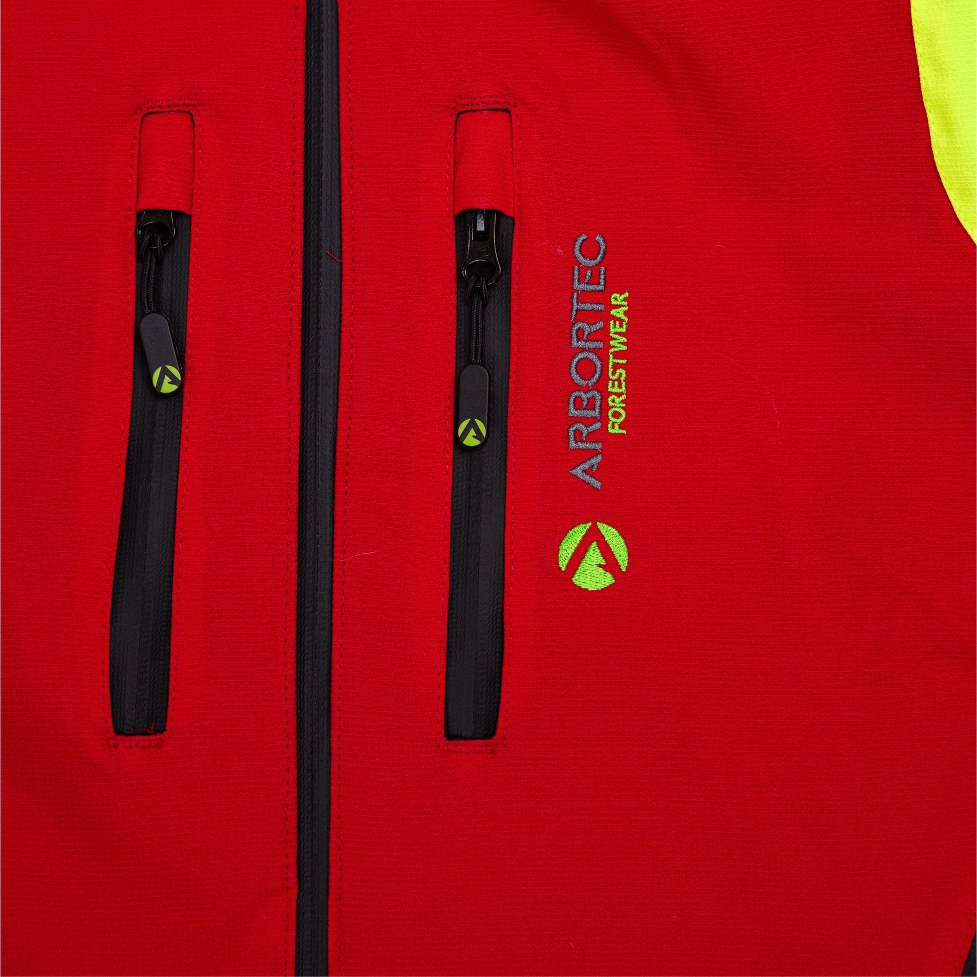 AT4000 Breatheflex Performance Work Jacket - Red - Arbortec Forestwear