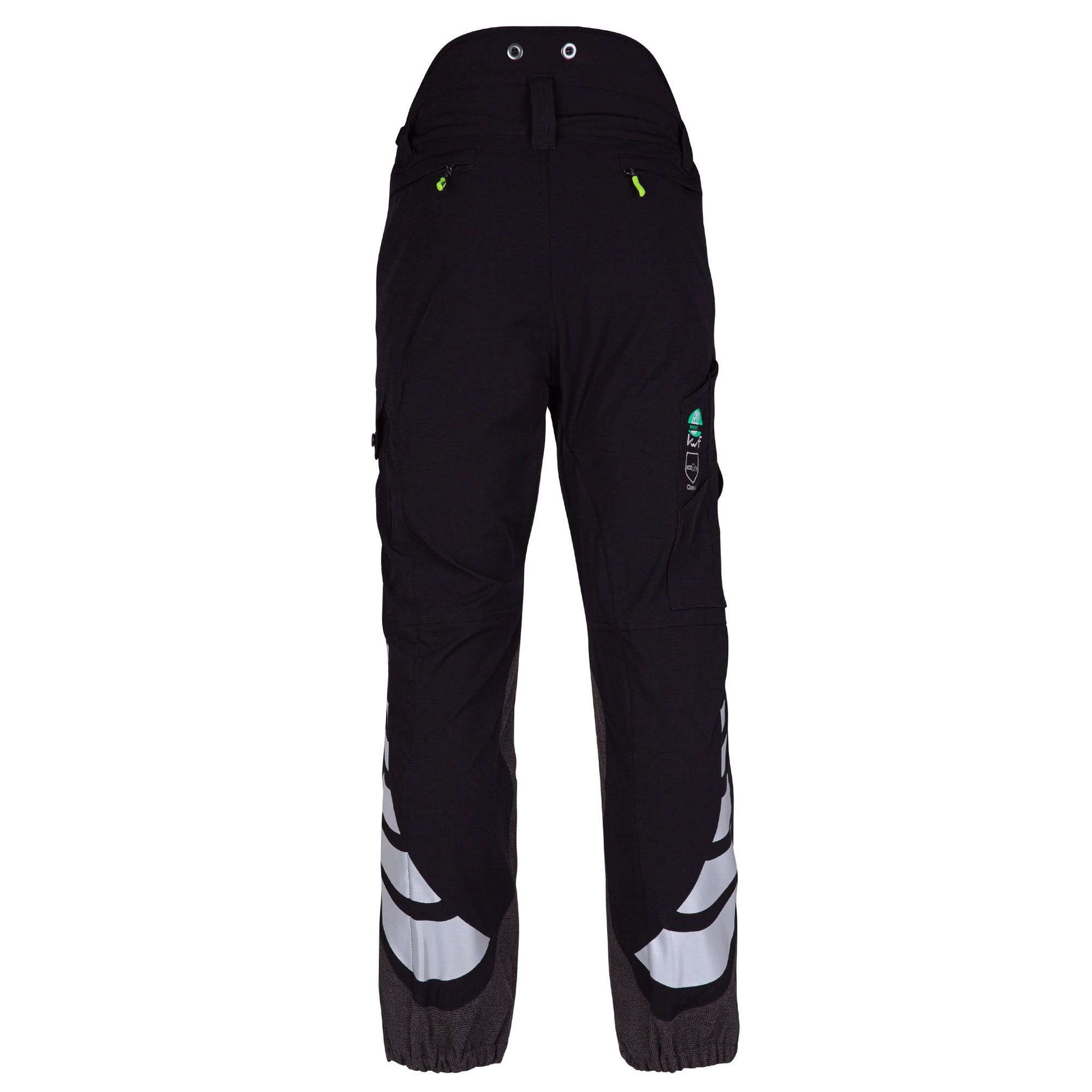 AT4010 Breatheflex Chainsaw Trousers Design A Class 1 - Black - Arbortec Forestwear