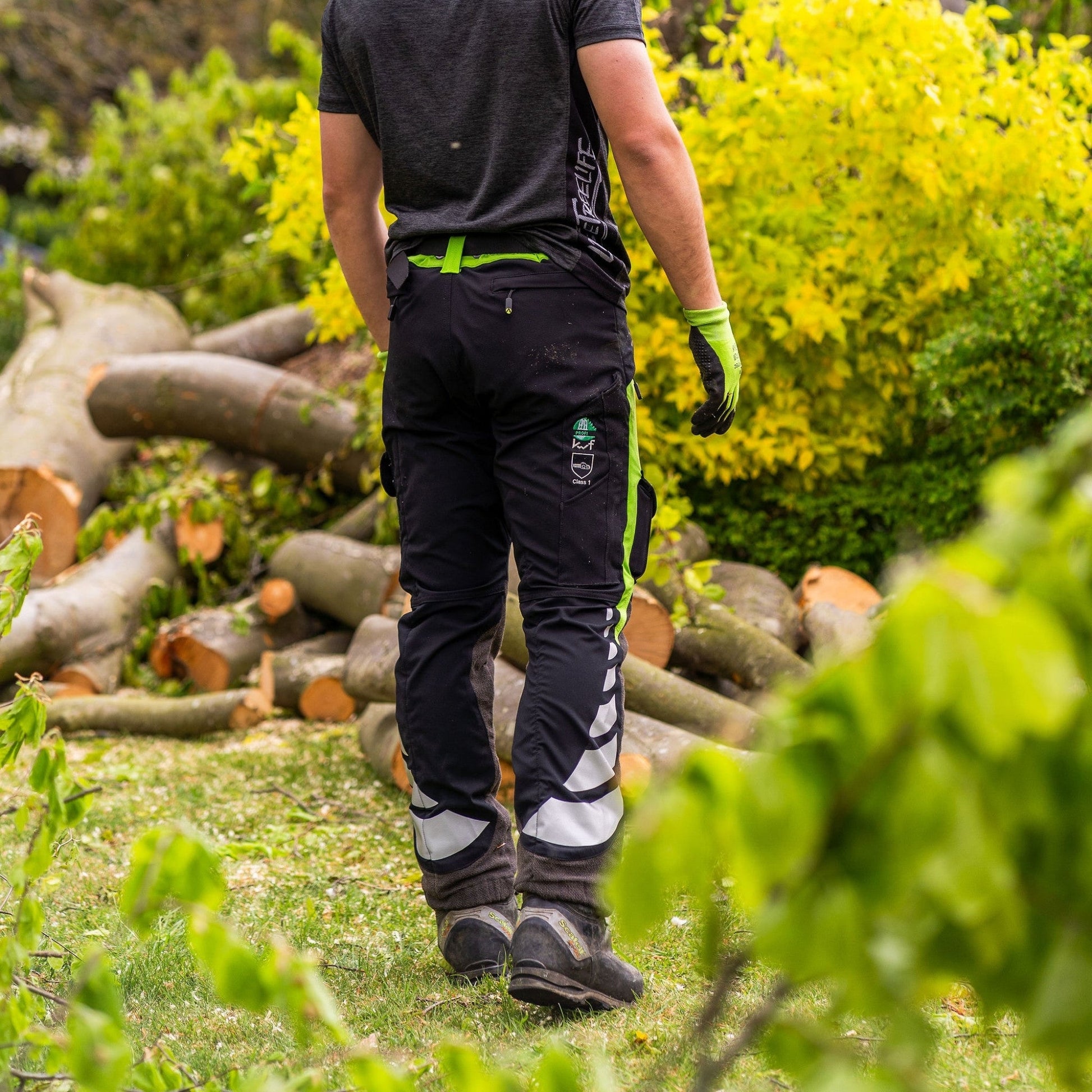 AT4010(US) Trouser Breatheflex US Lime/Black - Arbortec Forestwear