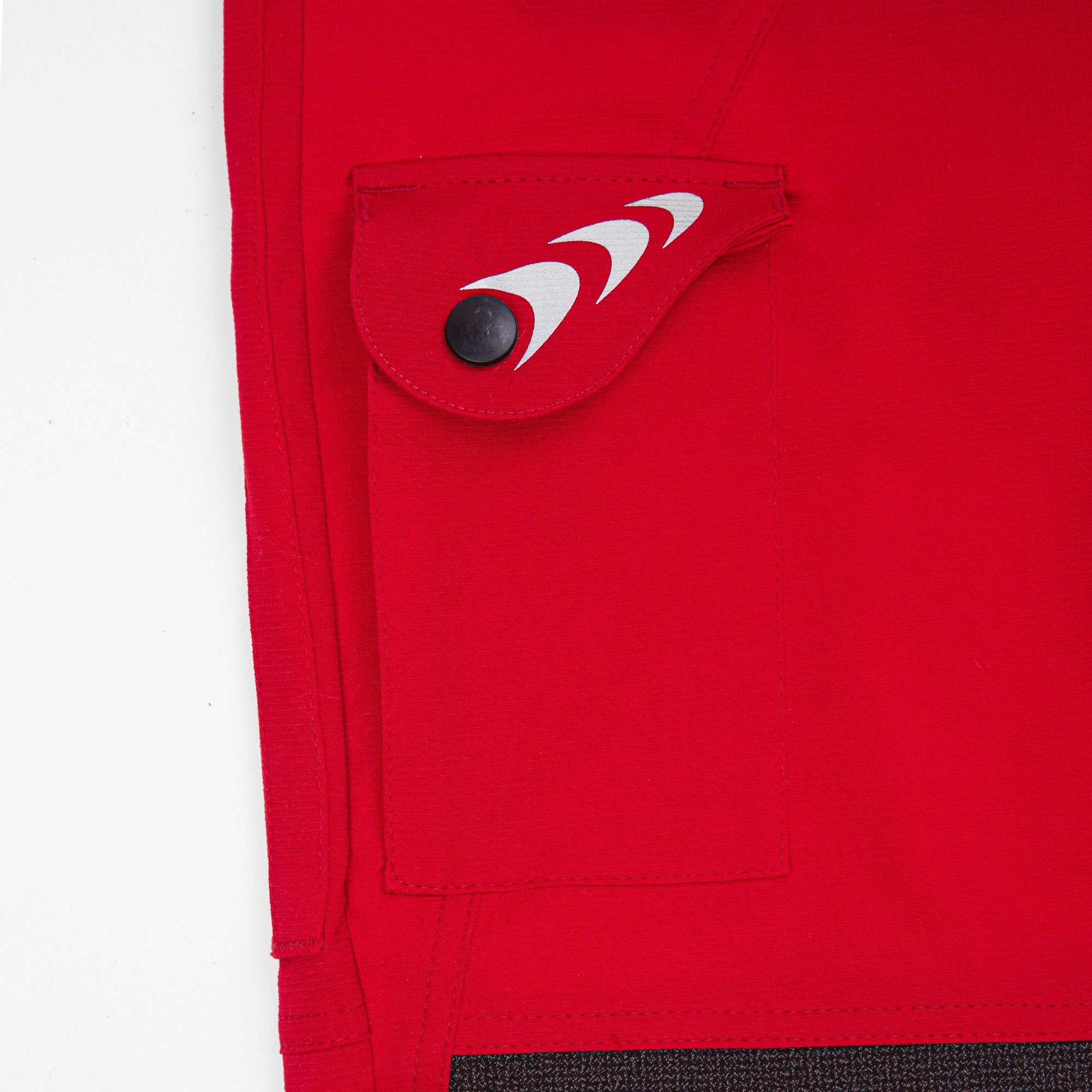 AT4050 Breatheflex Chainsaw Trousers Design C Class 1 - Red - Arbortec Forestwear