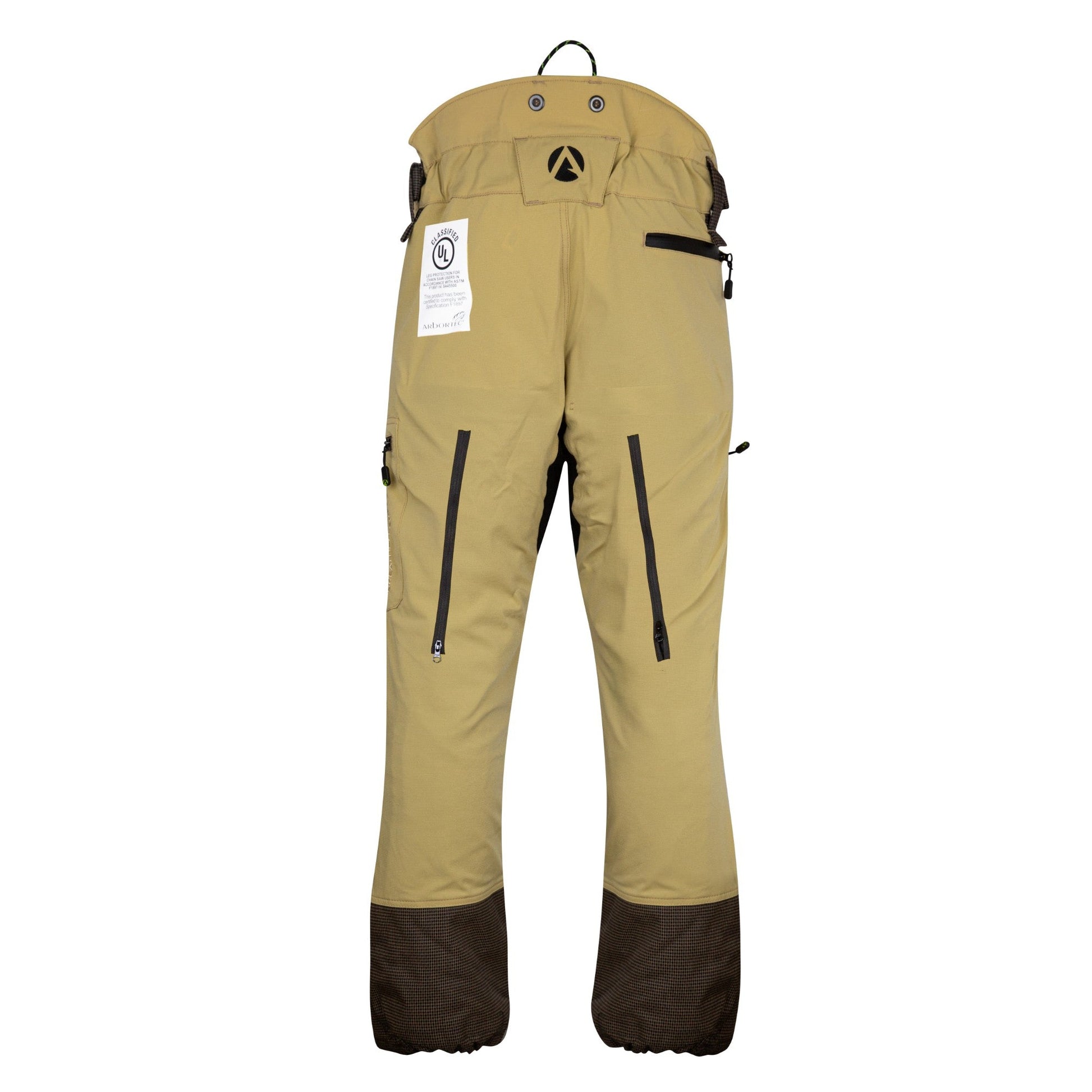 AT4060(US) Breatheflex Pro Chainsaw Pants UL Rated - Beige - Arbortec Forestwear