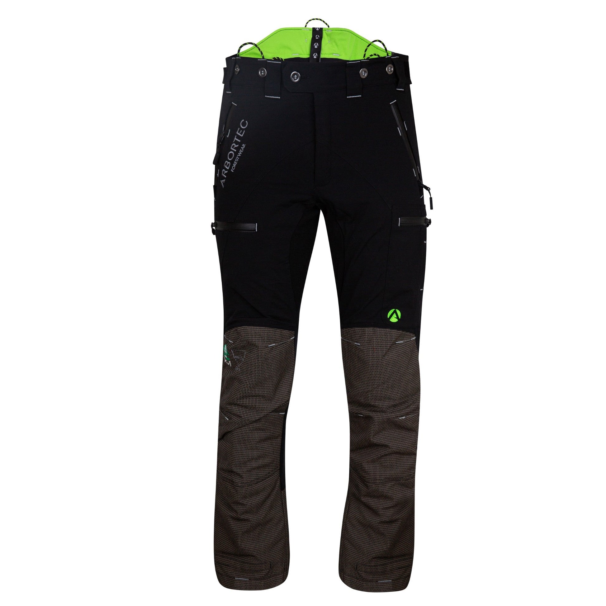 AT4060(US) Breatheflex Pro Chainsaw Pants UL Rated - Black - Arbortec Forestwear