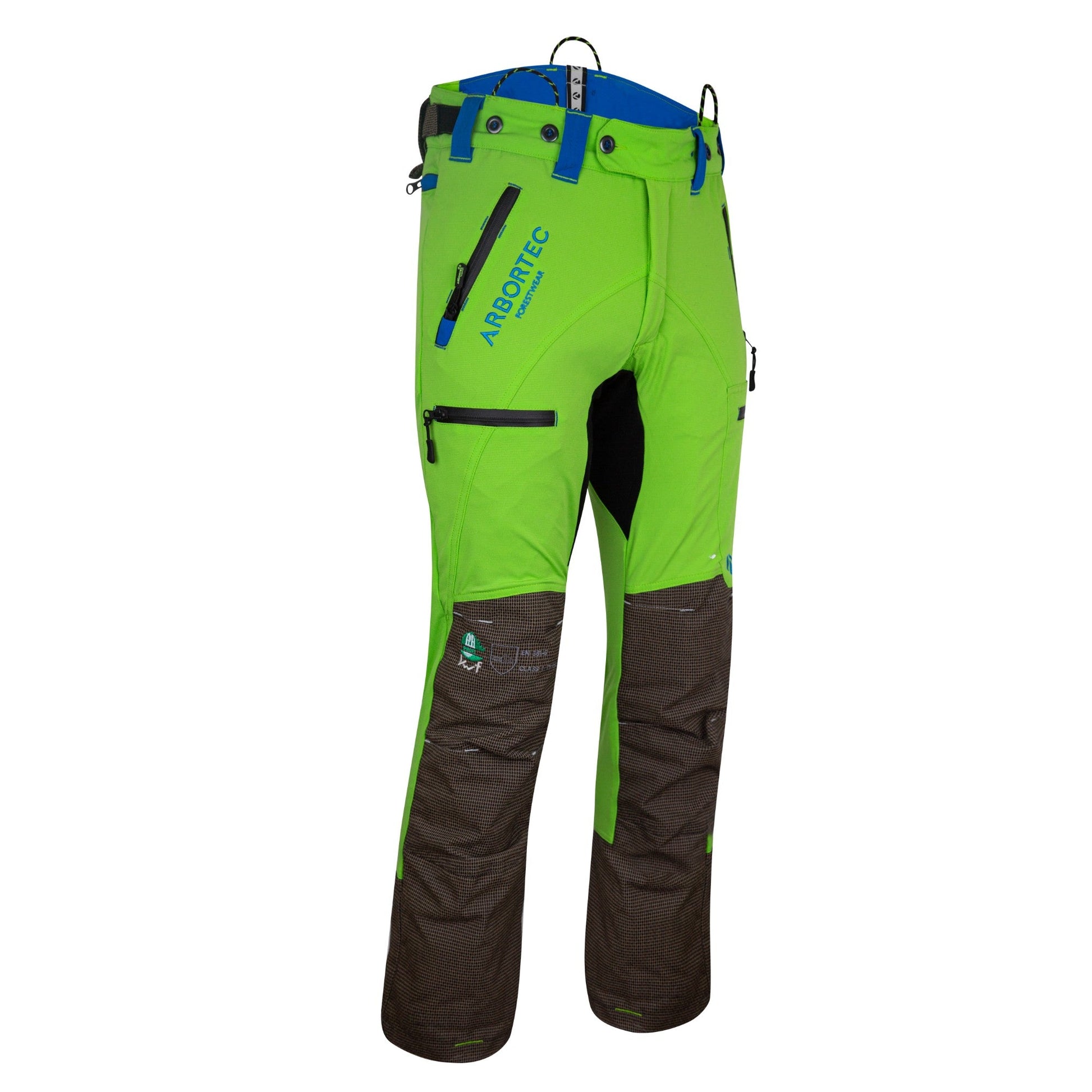 AT4060(US) Breatheflex Pro Chainsaw Pants UL Rated - Lime - Arbortec Forestwear