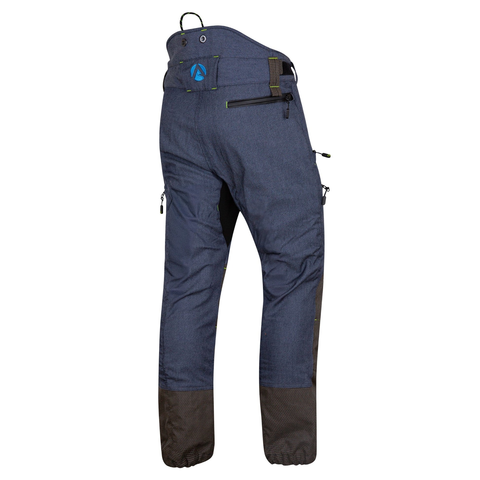 AT4070 Breatheflex Pro Chainsaw Trousers Design C Class 1 Legacy - Denim Blue - Arbortec Forestwear