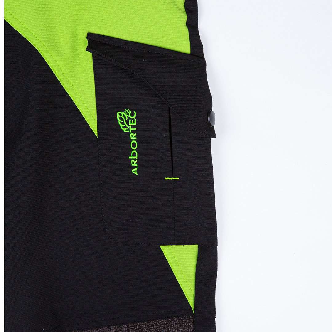 AT4195 Arborflex Mid Range Skins - Lime - Arbortec Forestwear