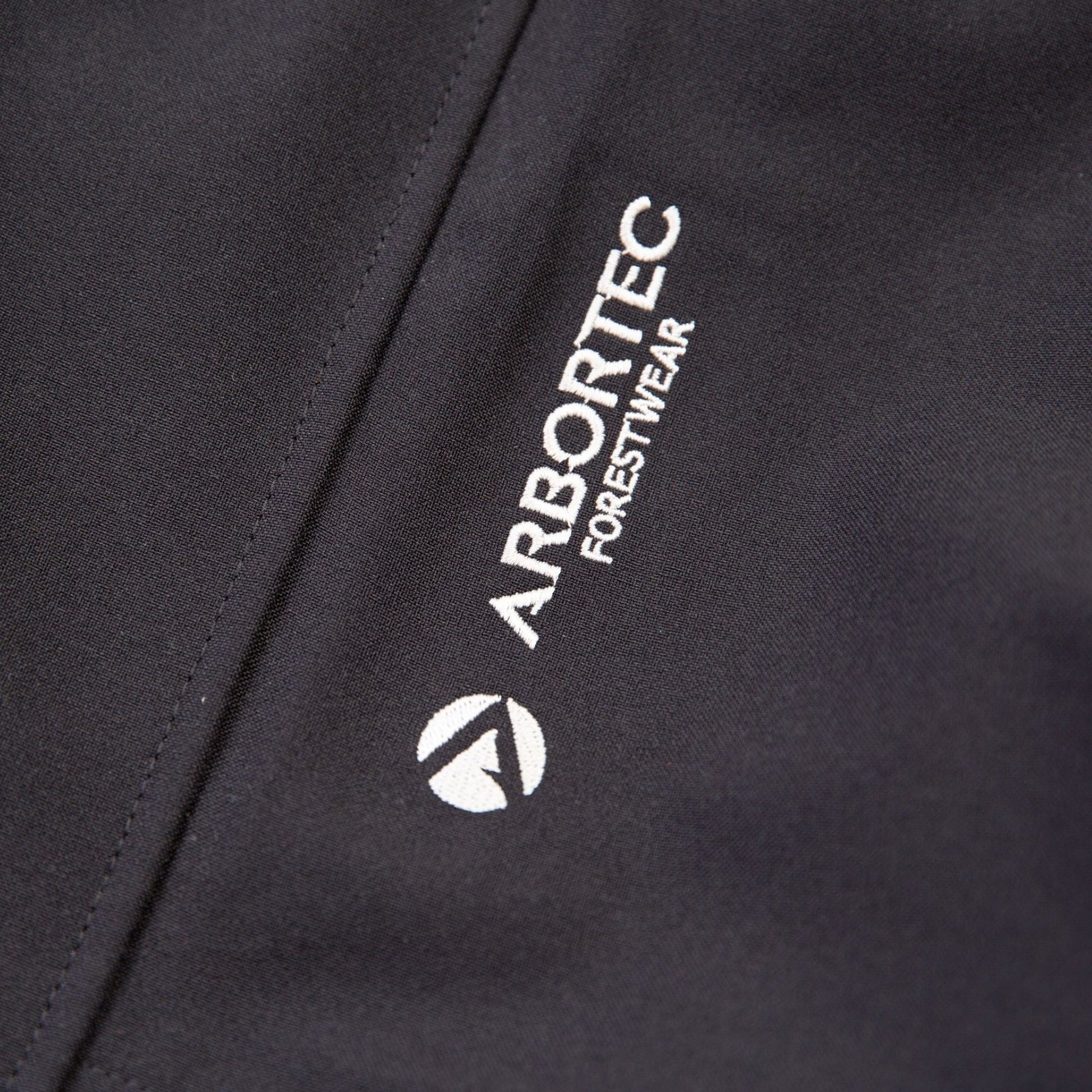 AT4460 - Heavy Duty Half Zip Breathedry Smock - Black - Arbortec Forestwear