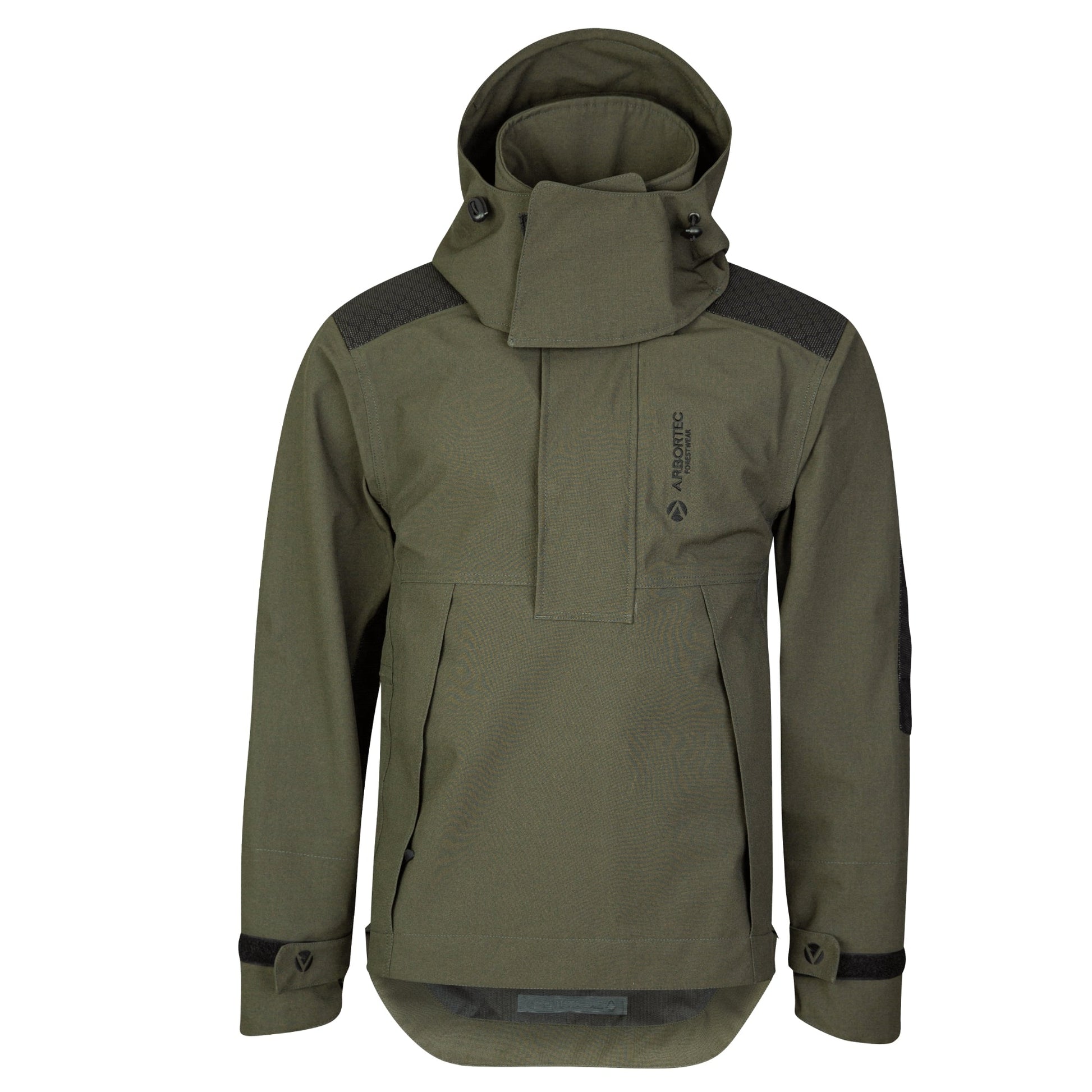 AT4460 - Heavy Duty Half Zip Breathedry Smock - Olive - Arbortec Forestwear