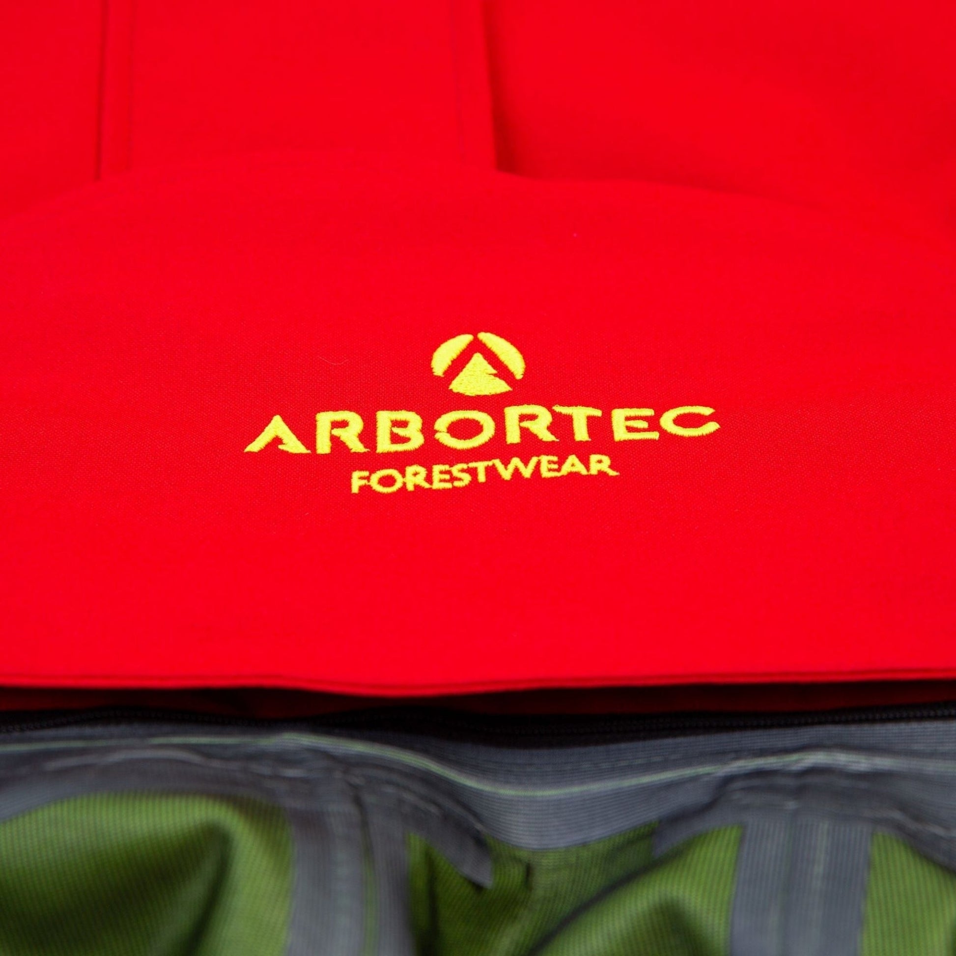 AT4460 - Heavy Duty Half Zip Breathedry Smock - Red - Arbortec Forestwear