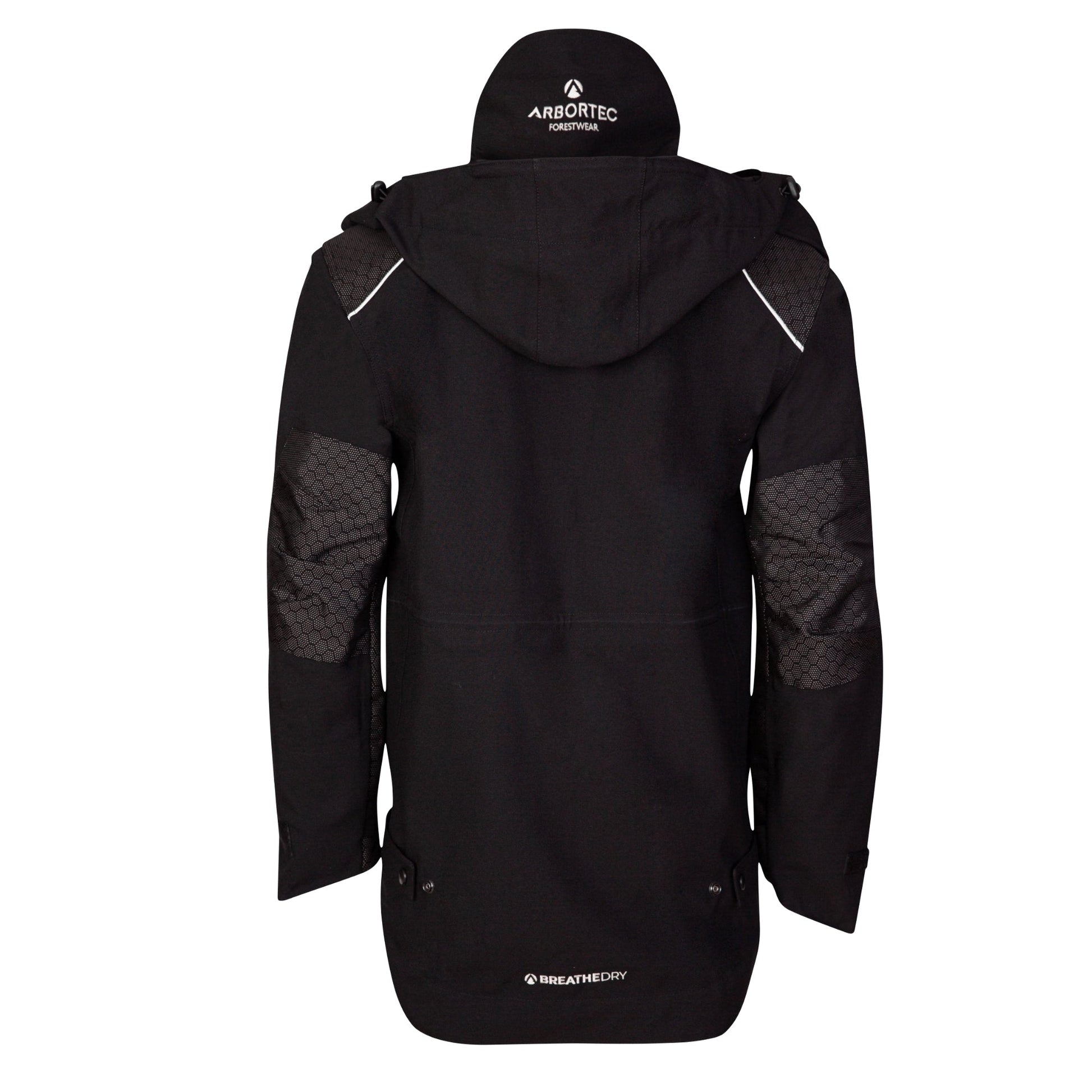 AT4480 - Heavy Duty Full Zip Breathedry Jacket - Black - Arbortec Forestwear