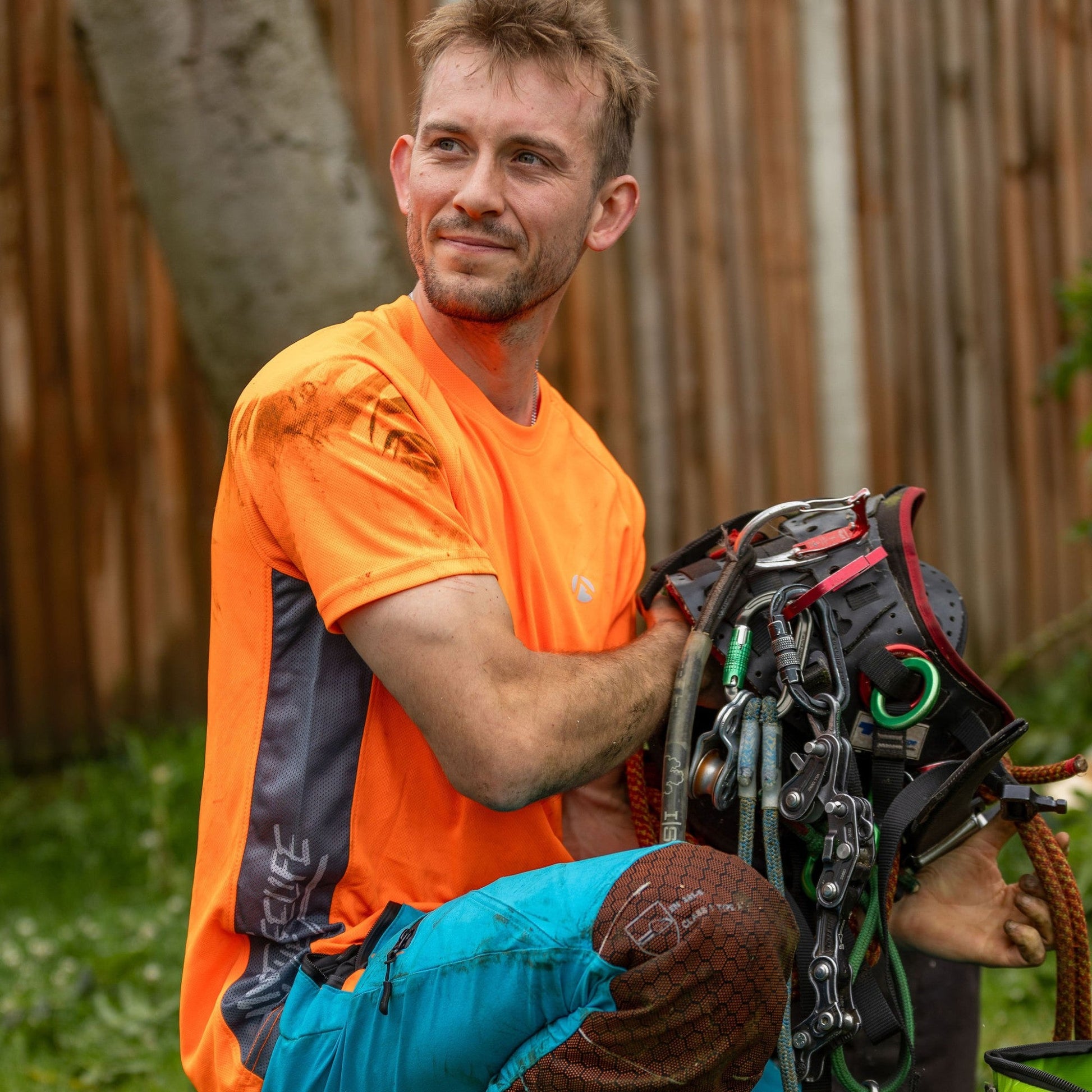 AT5002 Performance T-Shirt Short Sleeve - Hi - Vis Orange - Arbortec Forestwear