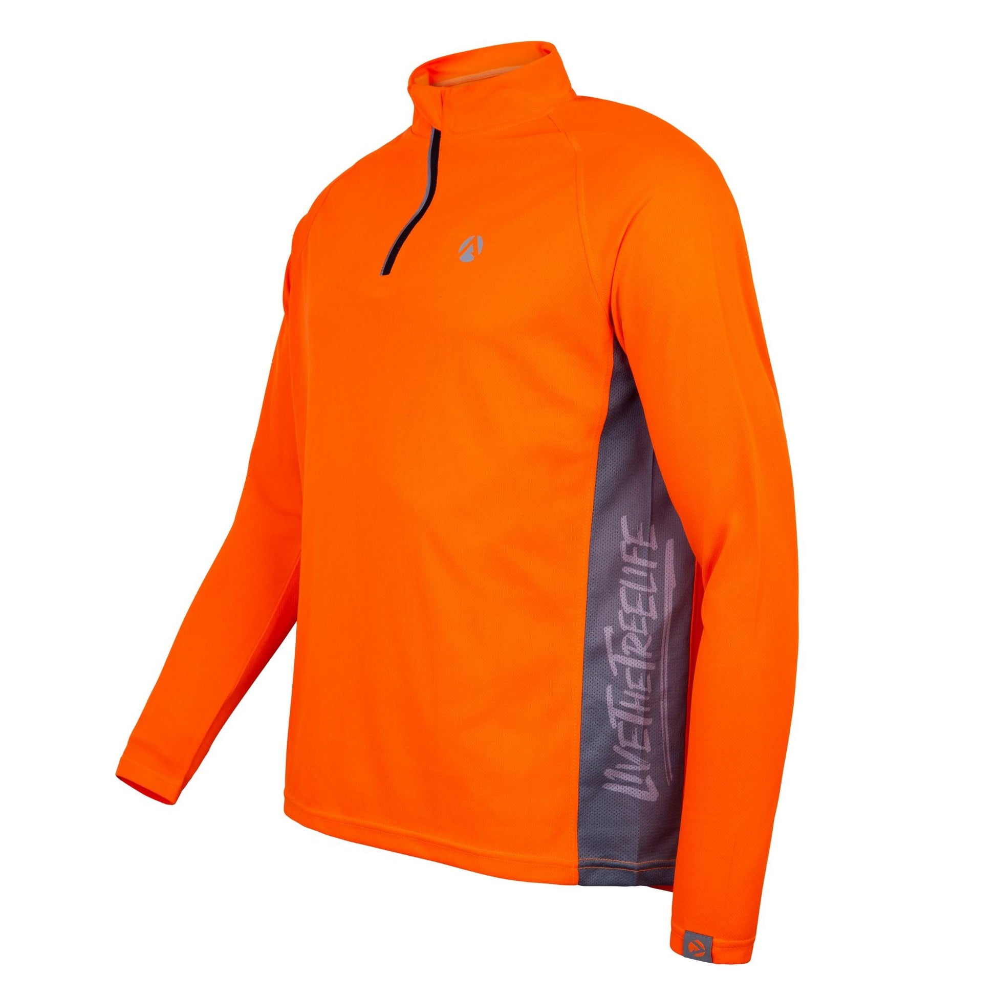 AT5003 Performance T-Shirt Long Sleeve - Hi - Vis Orange - Arbortec Forestwear