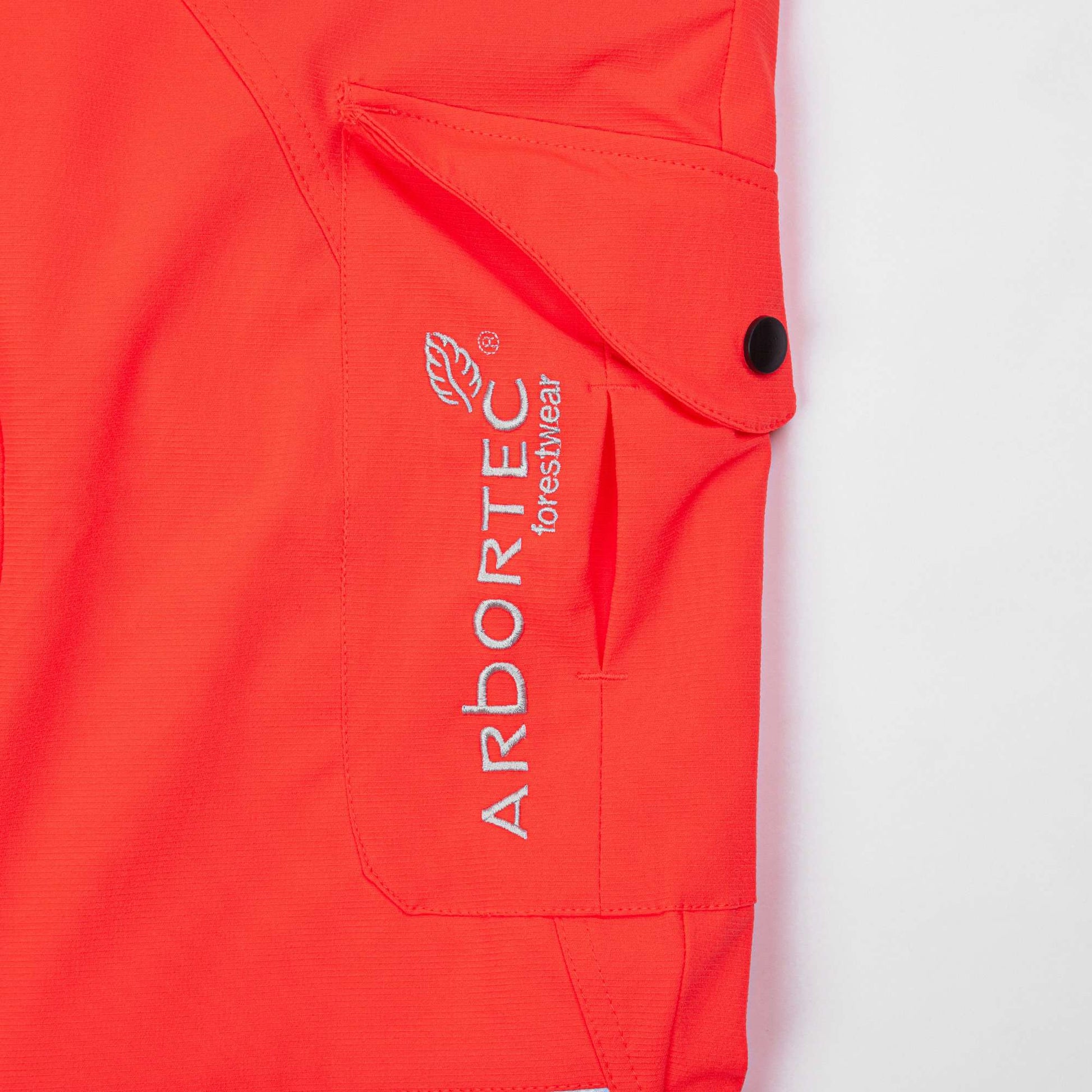 ATHV4010 Breatheflex Chainsaw Trousers Design A Class 1 - Hi - Vis Orange - Arbortec Forestwear