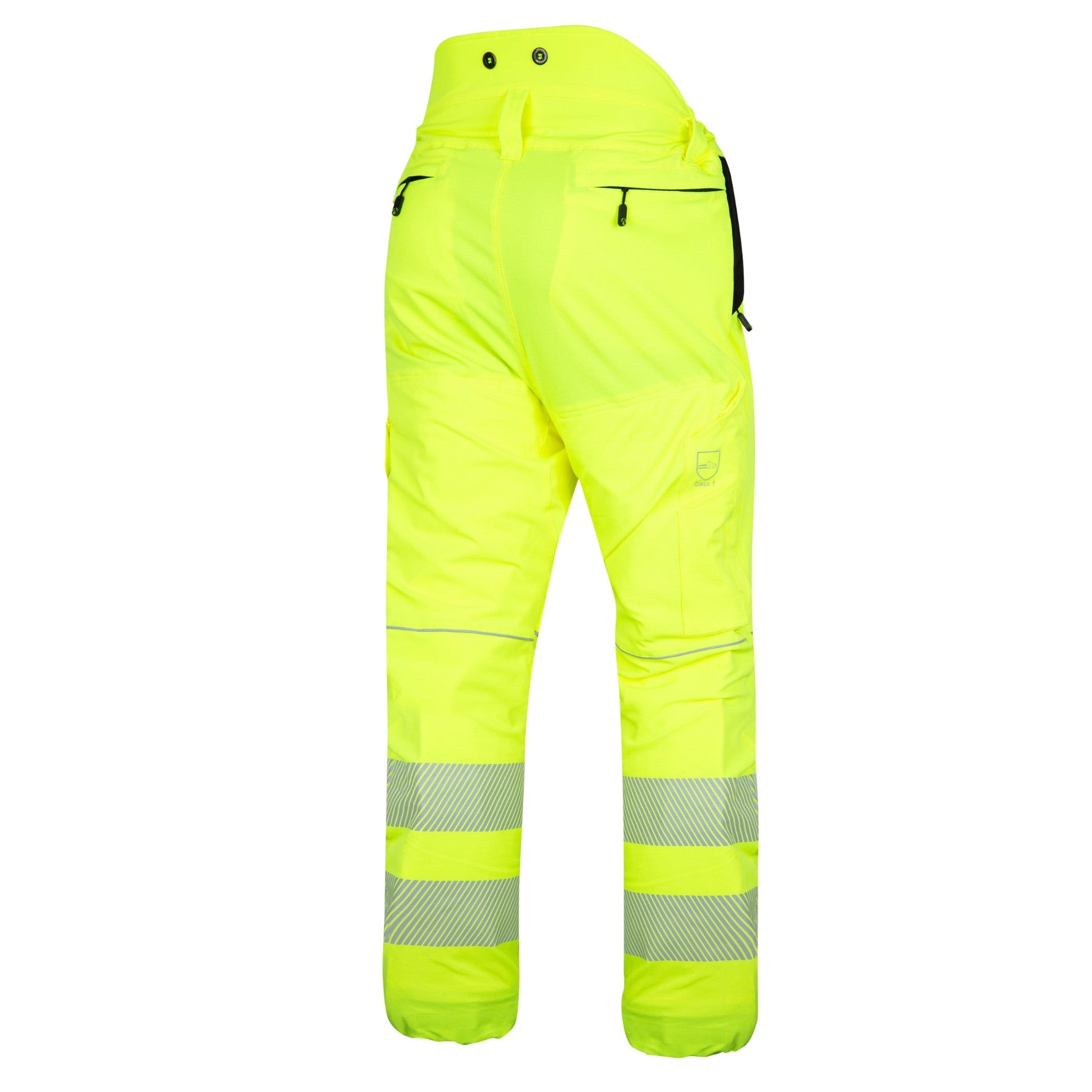 ATHV4050 Breatheflex Chainsaw Trousers Design C Class 1 - Hi - Vis Yellow - Arbortec Forestwear