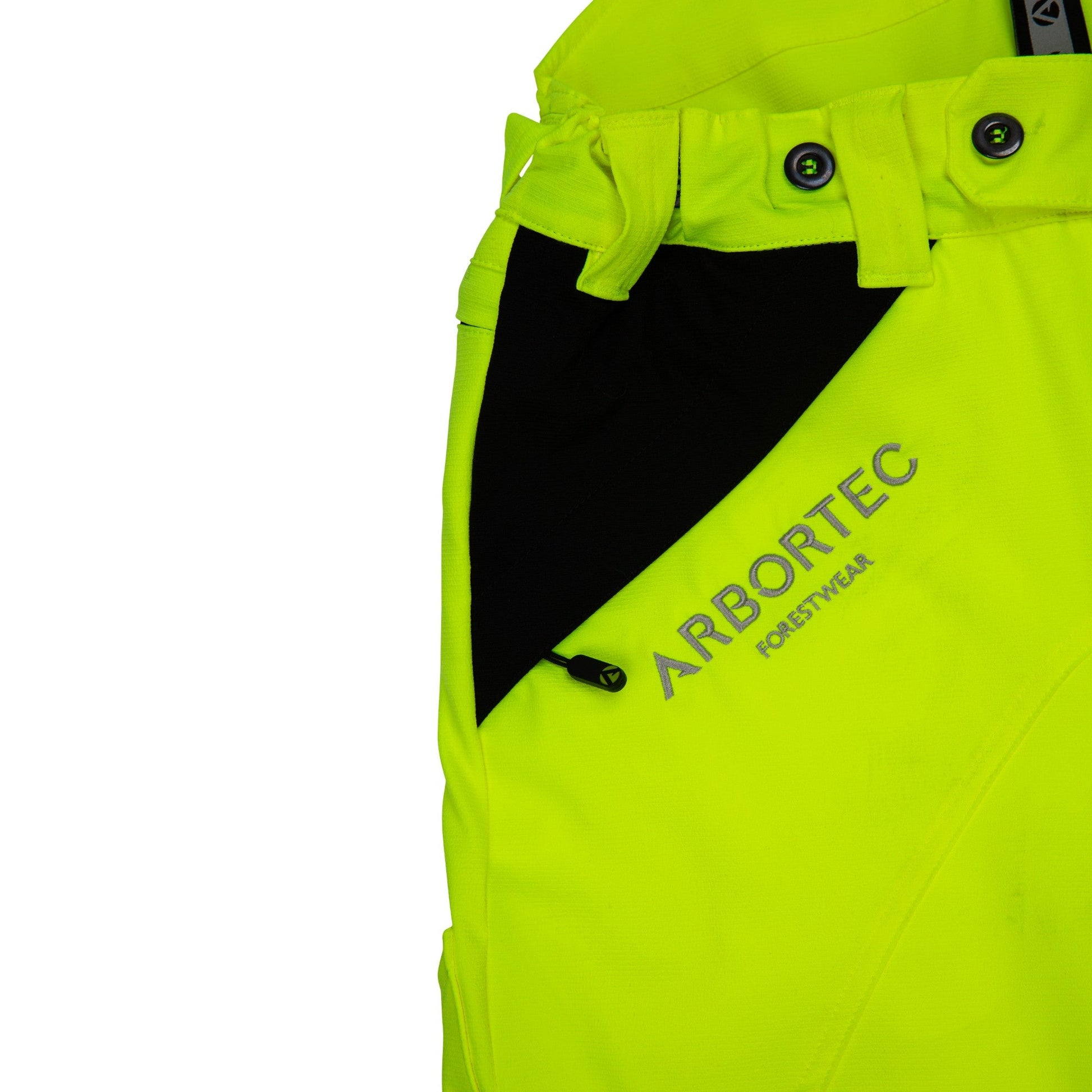 ATHV4050 Breatheflex Chainsaw Trousers Design C Class 1 - Hi - Vis Yellow - Arbortec Forestwear