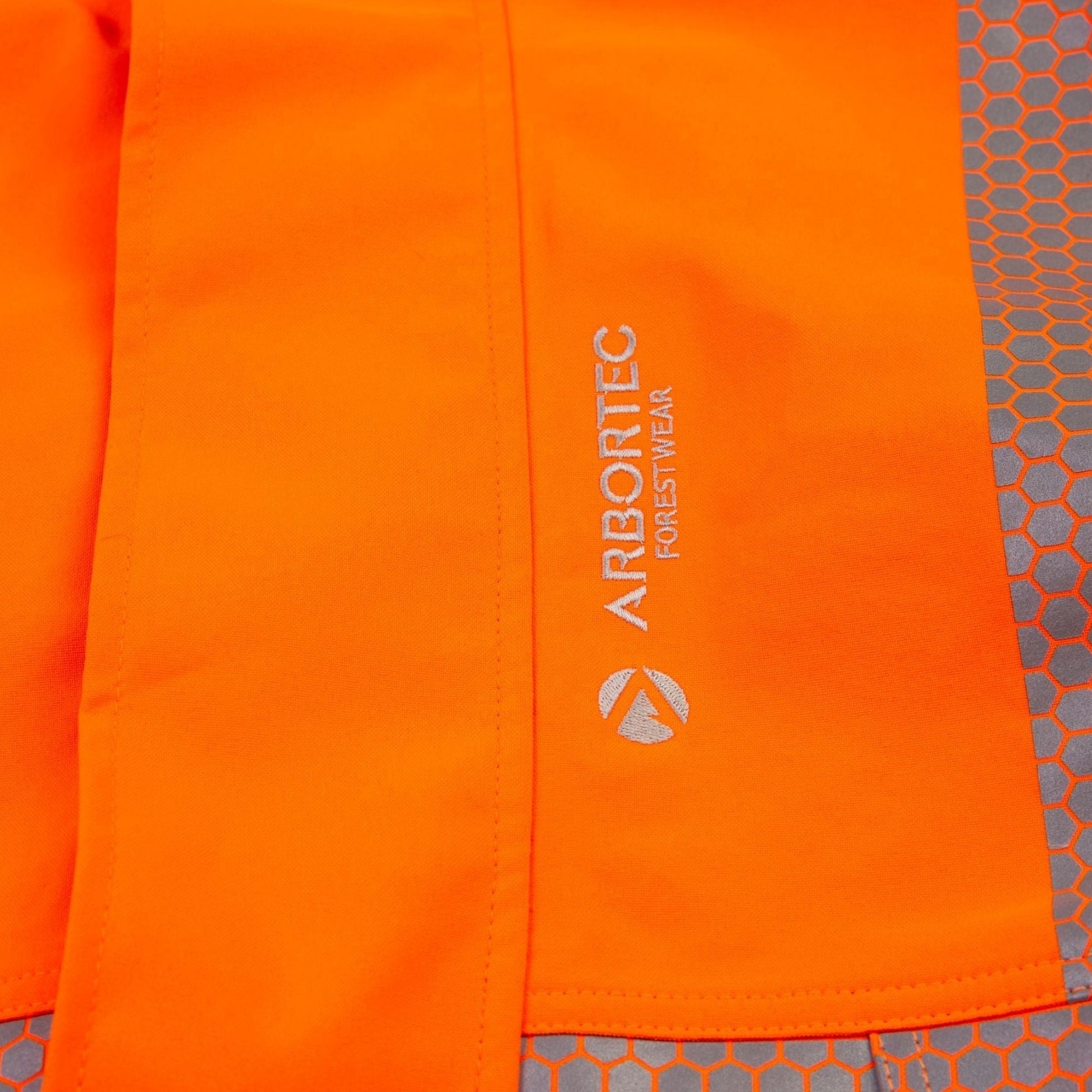 ATHV4460 - Heavy Duty Half Zip Breathedry Smock - Orange - Arbortec Forestwear