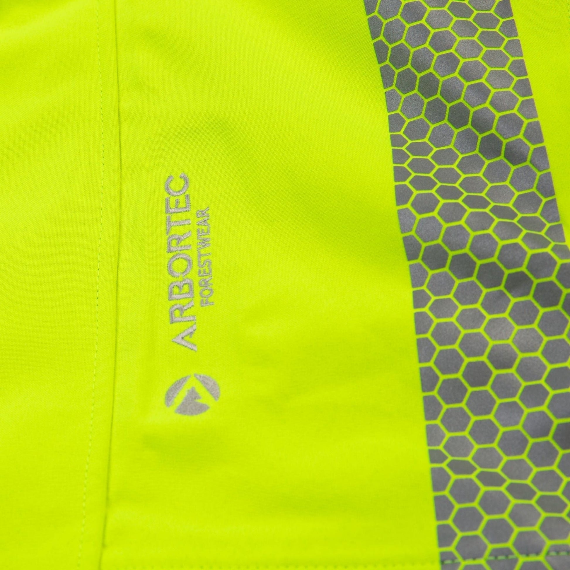 ATHV4460 - Heavy Duty Half Zip Breathedry Smock - Yellow - Arbortec Forestwear