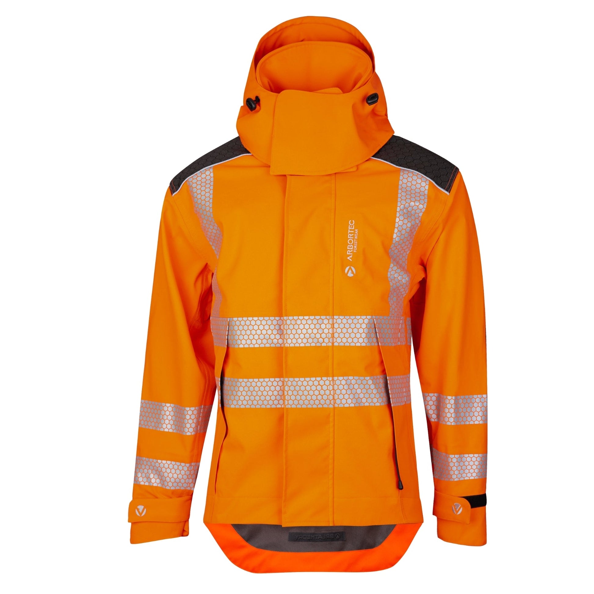 ATHV4480 - Heavy Duty Full Zip Breathedry Jacket - Orange - Arbortec Forestwear