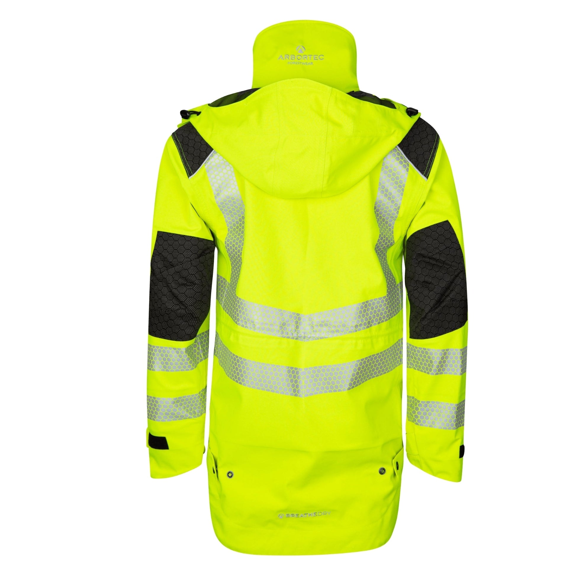 ATHV4480 - Heavy Duty Full Zip Breathedry Jacket - Yellow - Arbortec Forestwear