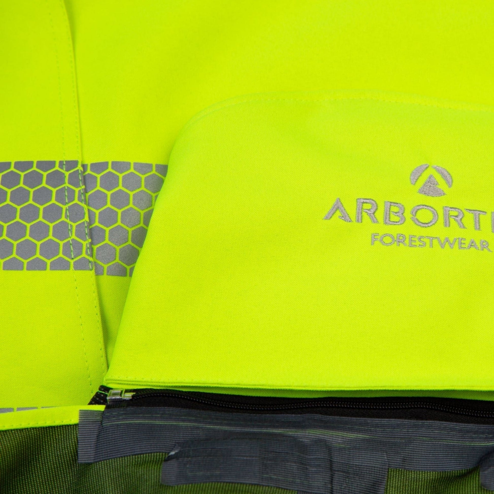 ATHV4480 - Heavy Duty Full Zip Breathedry Jacket - Yellow - Arbortec Forestwear