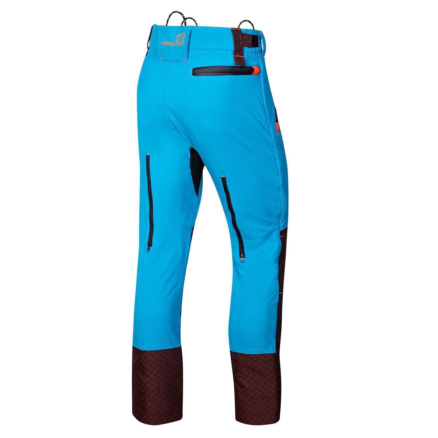 Freestyle Chainsaw Trousers Design A Class 1 - Aqua - AT4061 - Arbortec Forestwear