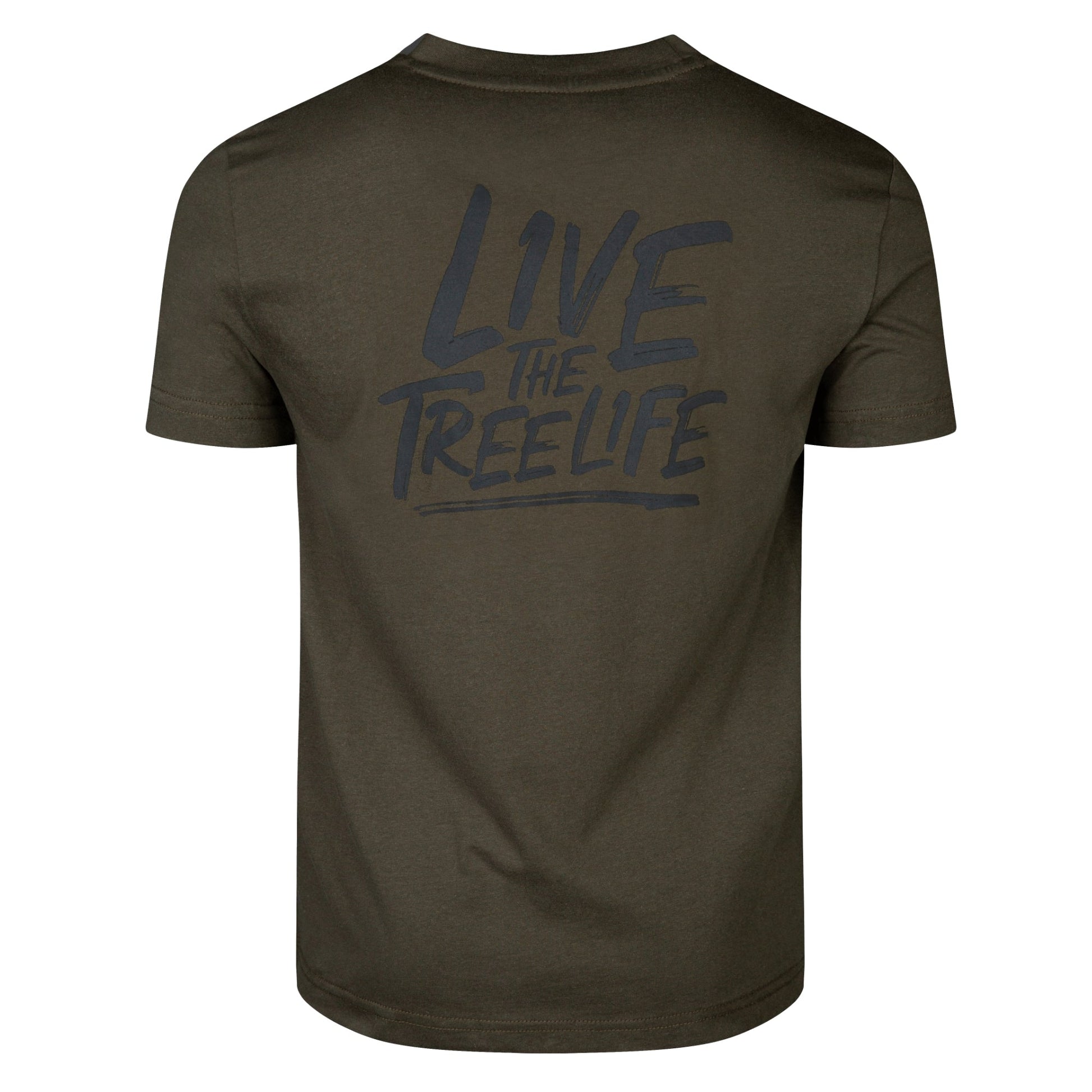 Olive Short Sleeve T-Shirt (Black - AFS/LTTL) - Arbortec Forestwear