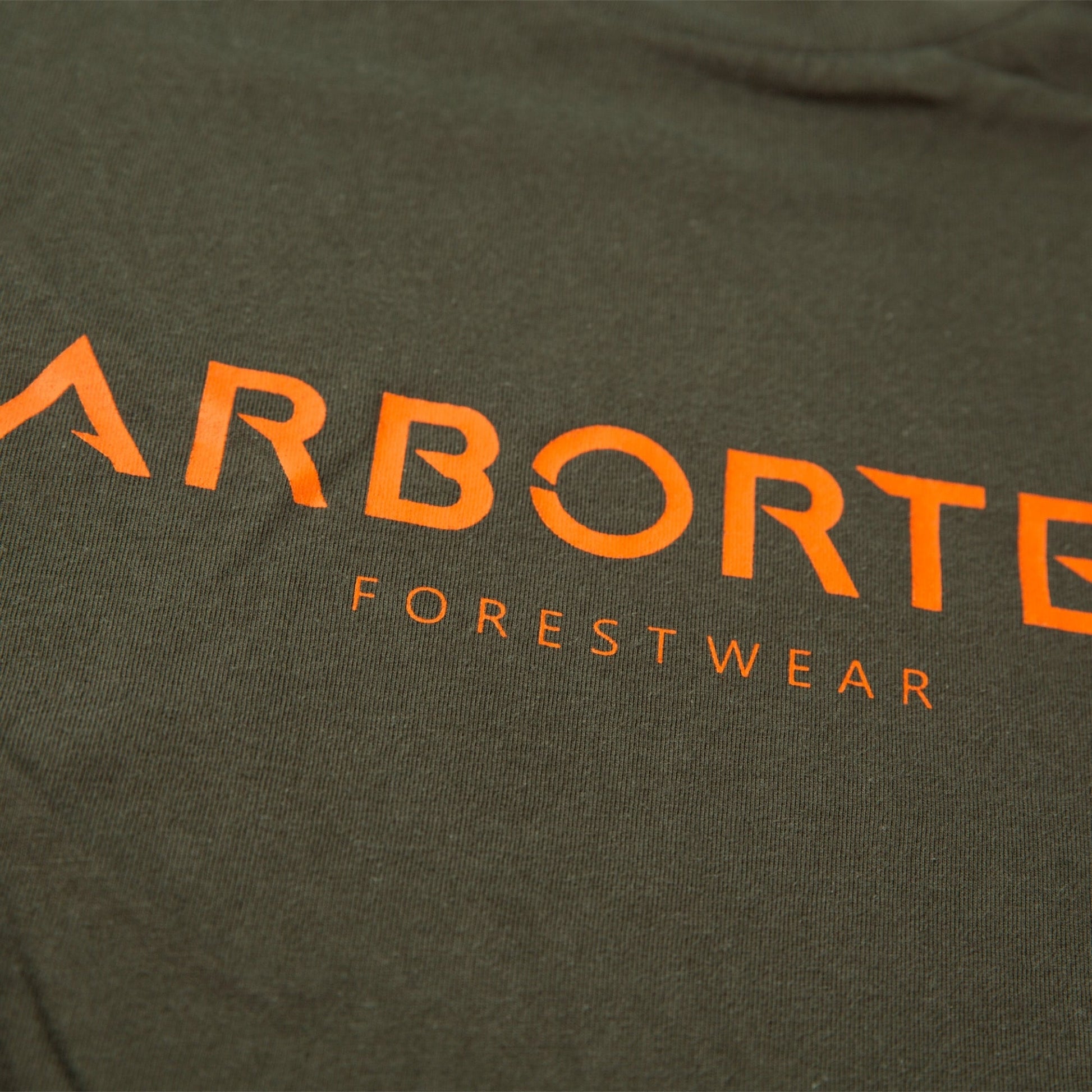 Olive Short Sleeve T-Shirt (Orange - AWL) - Arbortec Forestwear