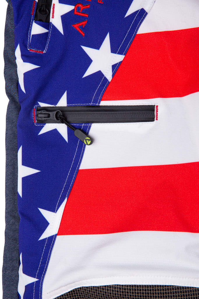 Trouser Breatheflex Pro US Patriot Pants zip close up 