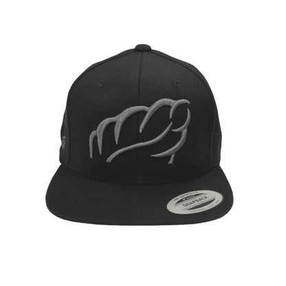 AT047 – Baseballkappe Classic Shape Heritage – Schwarz/Grau