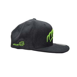 AT047 - Casquette de baseball forme classique Heritage - Noir/Vert citron