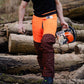 AT4009(US) Arbortec Chainsaw Chaps Front Protection - Orange