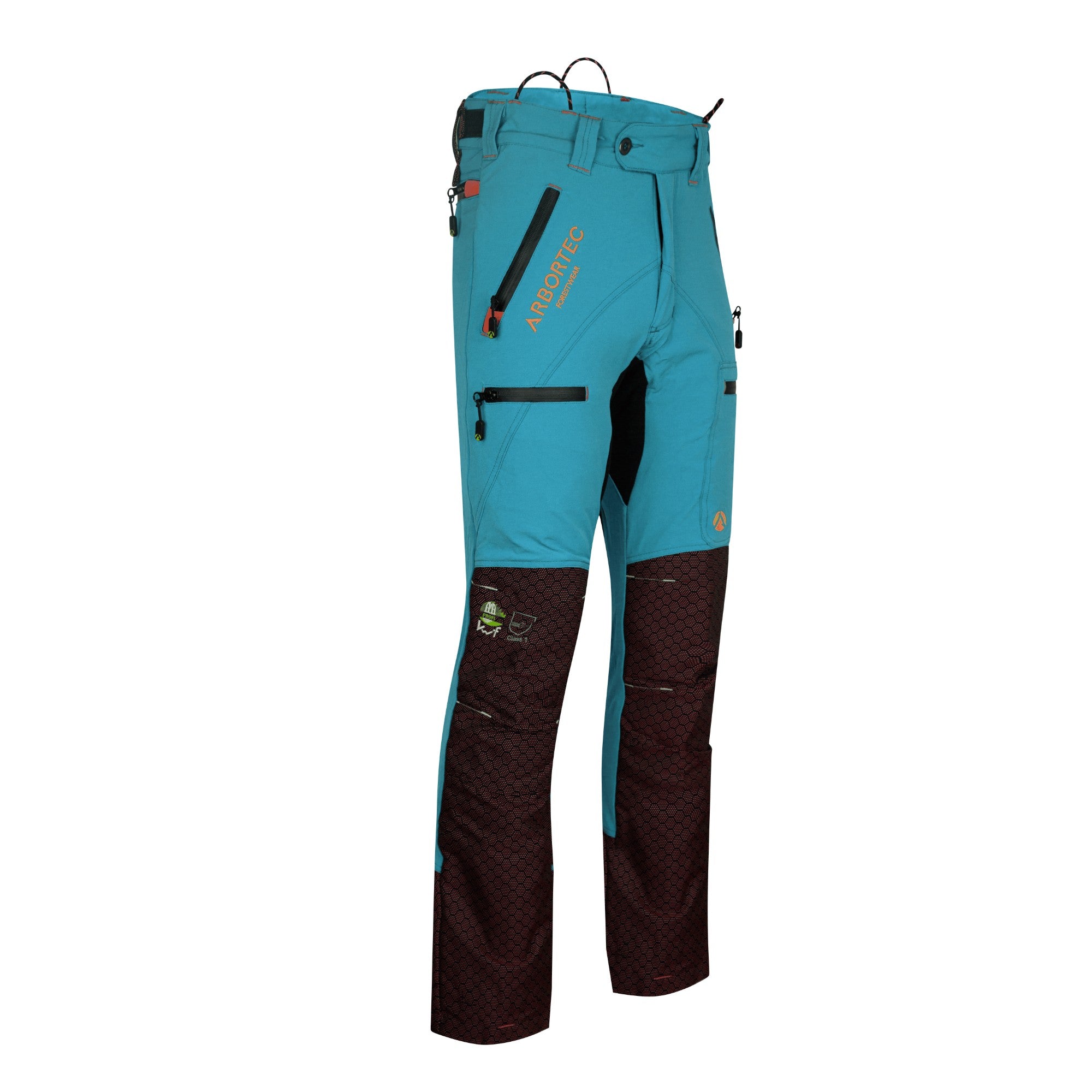 Freestyle Schnittschutzhose Design A Klasse 1 - Aqua - AT4061