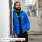 AT4600 - Reversible Puffer Jacket - Lime/Blue