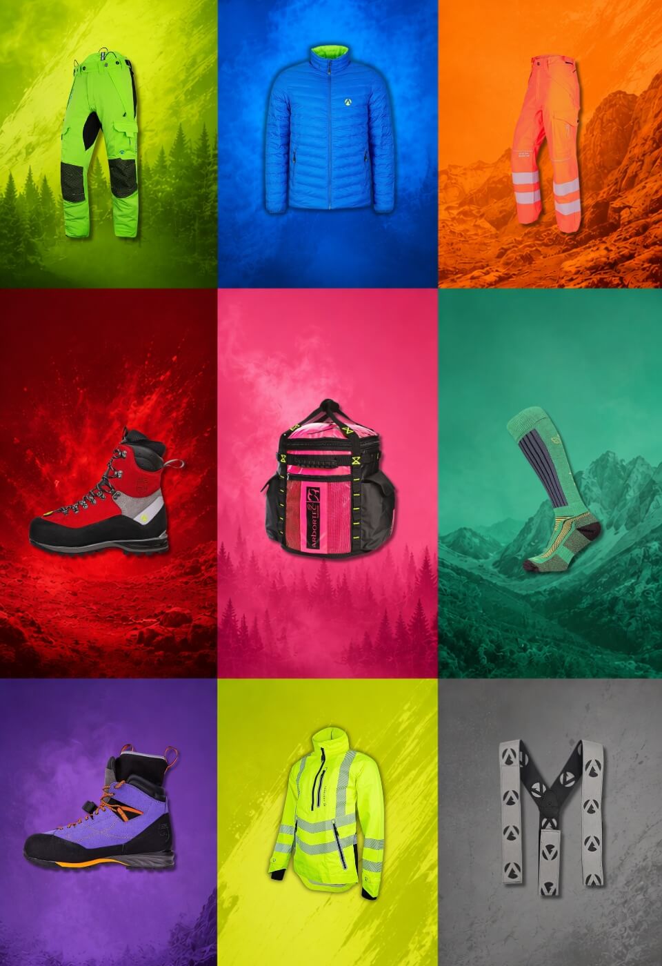 Arbortec Forestwear | チェンソー用ズボン＆ツリークライミング用品