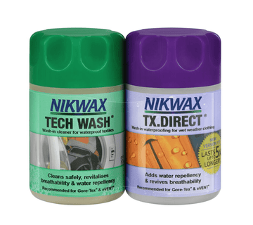 AT018 Nikwax Cleaning And Waterproofing Kit 100ml - Arbortec Forestwear