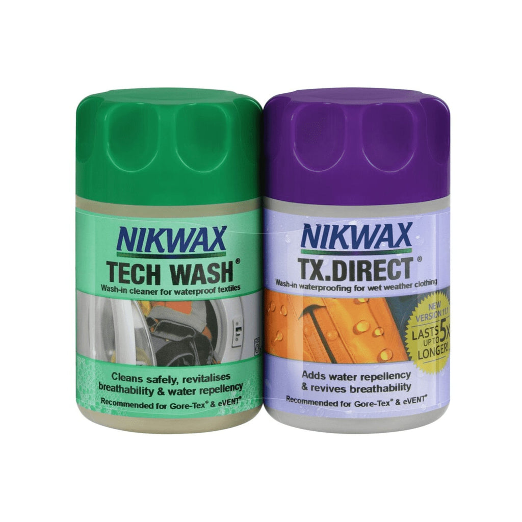 AT018 Nikwax Cleaning And Waterproofing Kit 100ml - Arbortec Forestwear