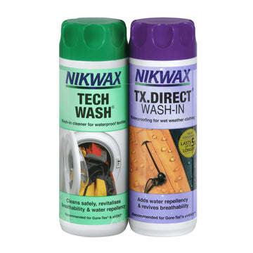 AT019 Nikwax Cleaning And Waterproofing Kit - 300ml - Arbortec Forestwear