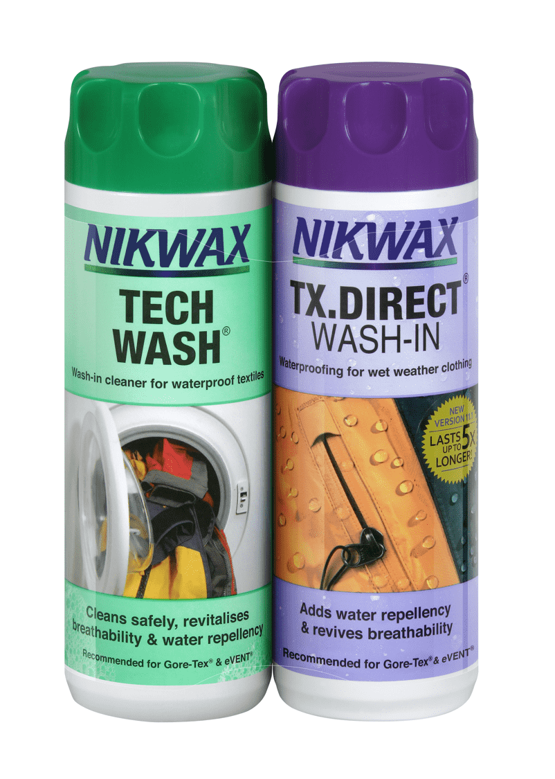AT019 Nikwax Cleaning And Waterproofing Kit 300ml Treehog Arbortec Forestwear