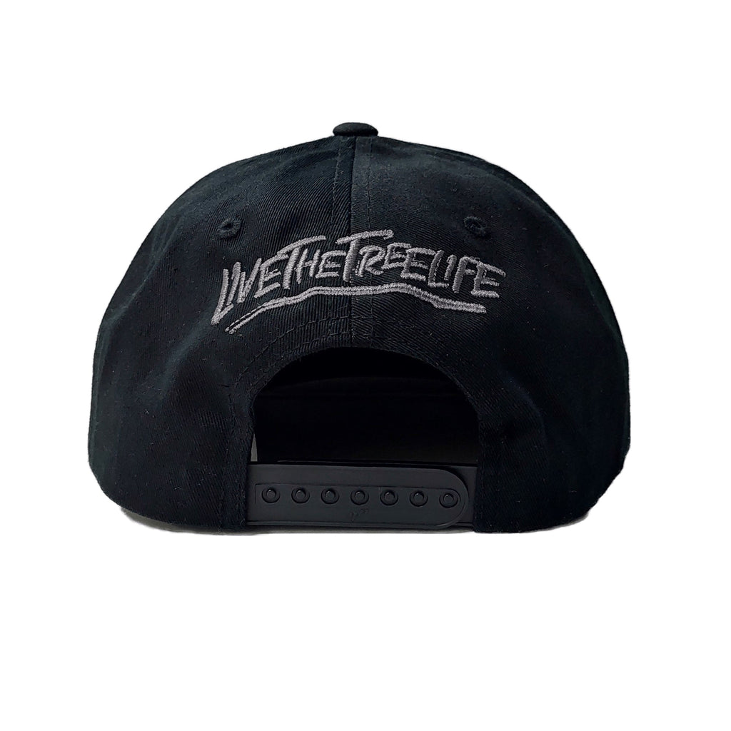 AT051 - Baseball Cap Classic Shape Front Icon - Black/Grey - Arbortec Forestwear