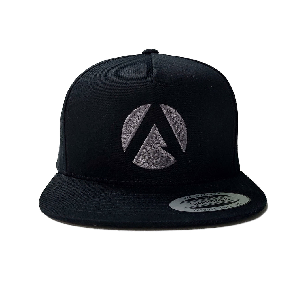 AT051 - Baseball Cap Classic Shape Front Icon - Black/Grey - Arbortec Forestwear