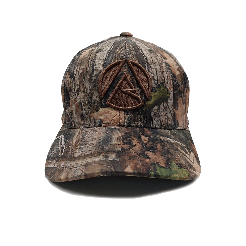 AT052 - Baseball Cap Curved Peak Front Icon - Camo - Arbortec Forestwear