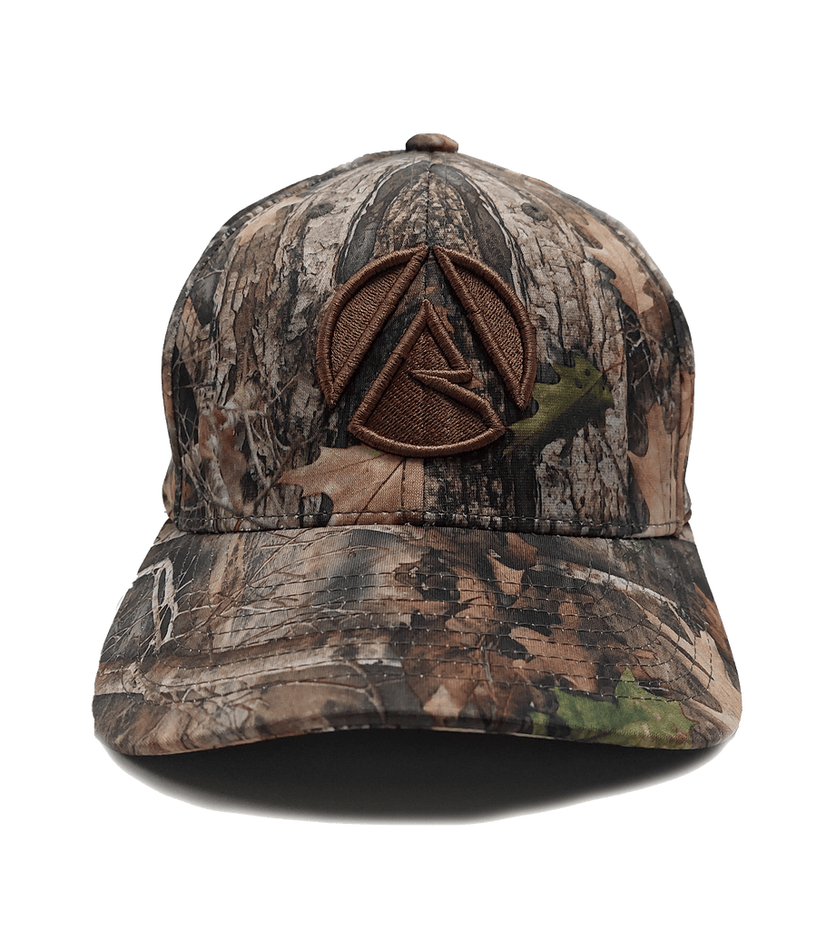 AT052 - Baseball Cap Curved Peak Front Icon - Camo - Arbortec Forestwear