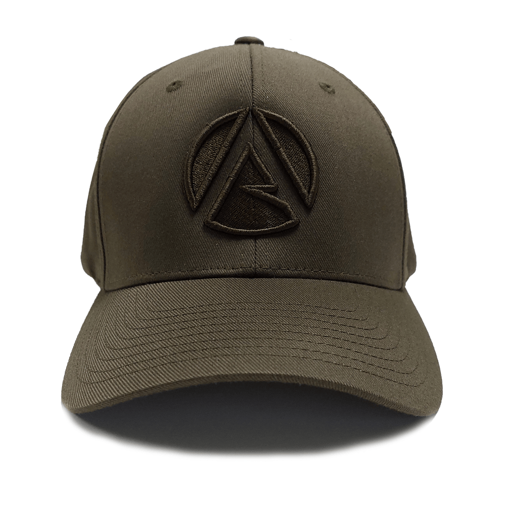 AT052 - Baseball Cap Curved Peak Front Icon - Olive - Arbortec Forestwear