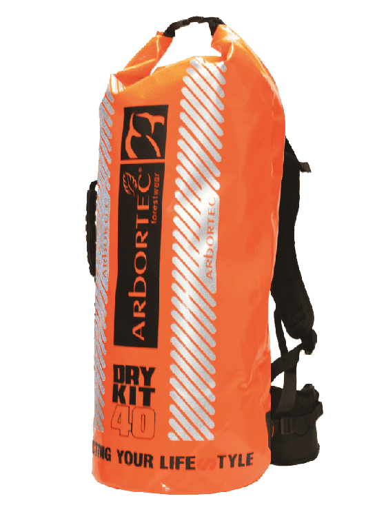 AT102-40 Viper DryKit Tube Back Pack HV Orange - 40 Litre - Arbortec Forestwear