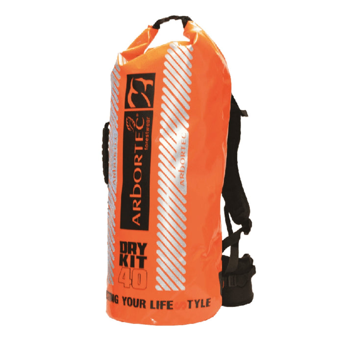AT102 DryKit Viper - Waterproof Dry Bag Hi Vis Orange 40L - Arbortec Forestwear