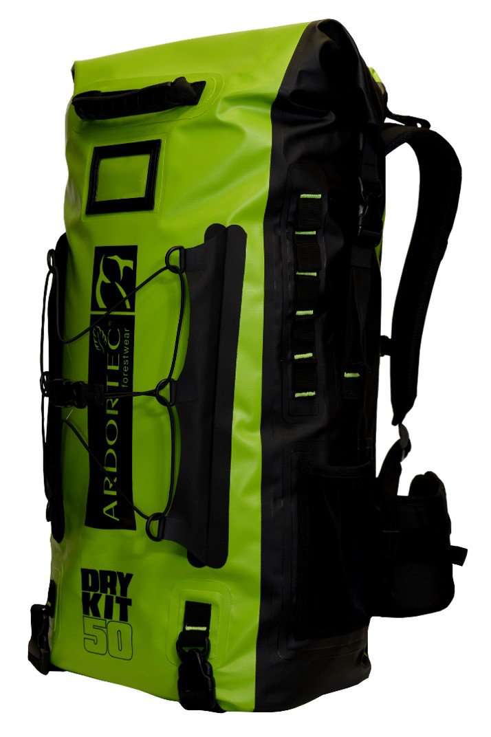 AT104 Python DryKit Rucksack Lime 50L Treehog Arbortec Forestwear